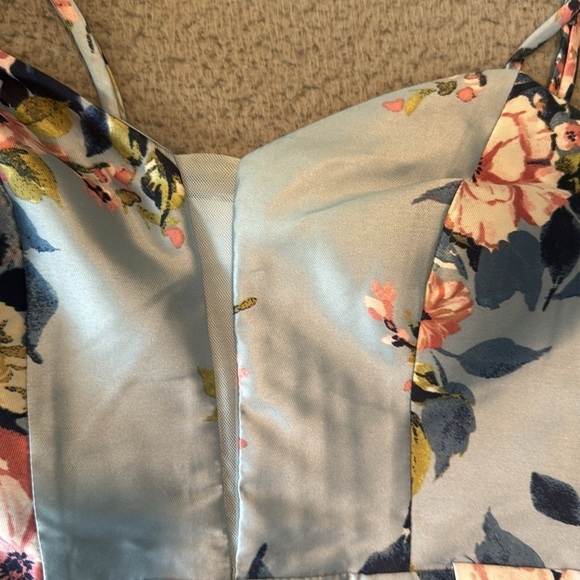 Teeze Me Orange Sundress with Spaghetti Straps for Wedding Guest - Picture 7 of 11